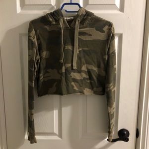Cropped Army Hoodie